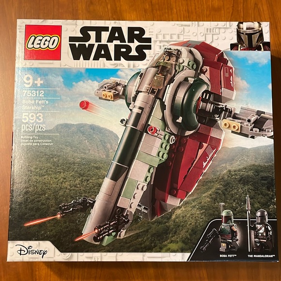 NEW LEGO Star Wars Boba Fett's Starship 75312 Building Kit